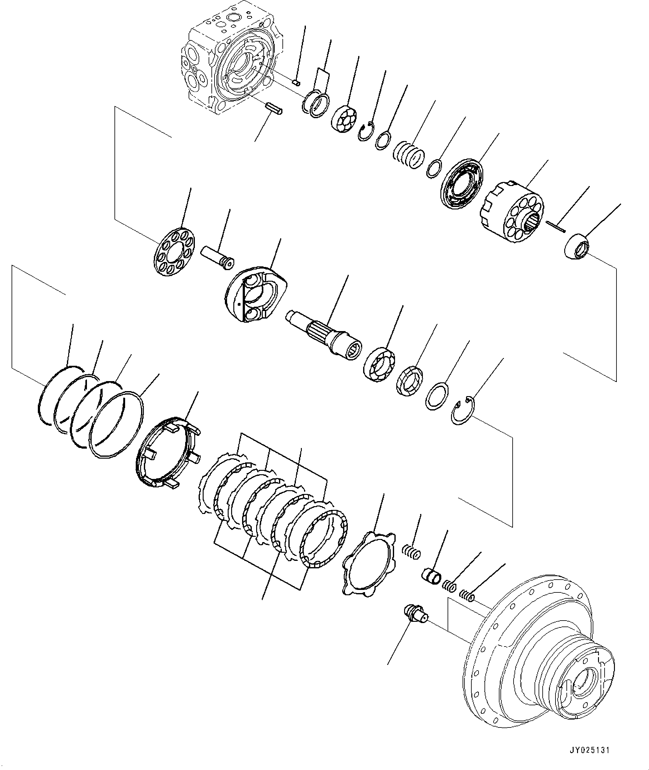 Электродвигатель в сборе (708-8F-00470) KOMATSU