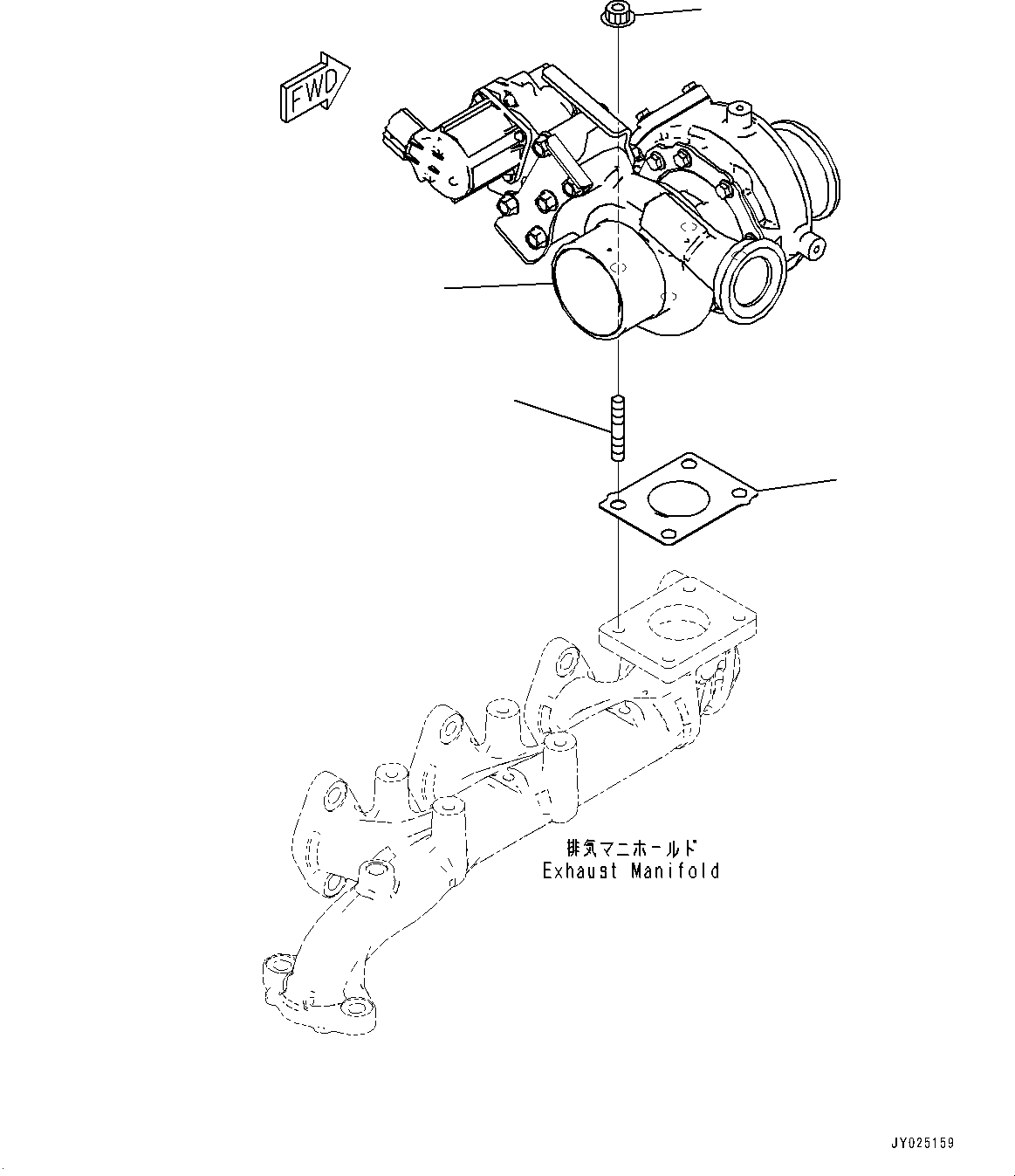 Turbocharger Assembly 6752-81-8600 KOMATSU