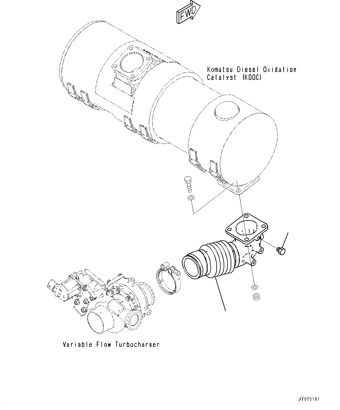 Трубка 6752-11-5250 KOMATSU