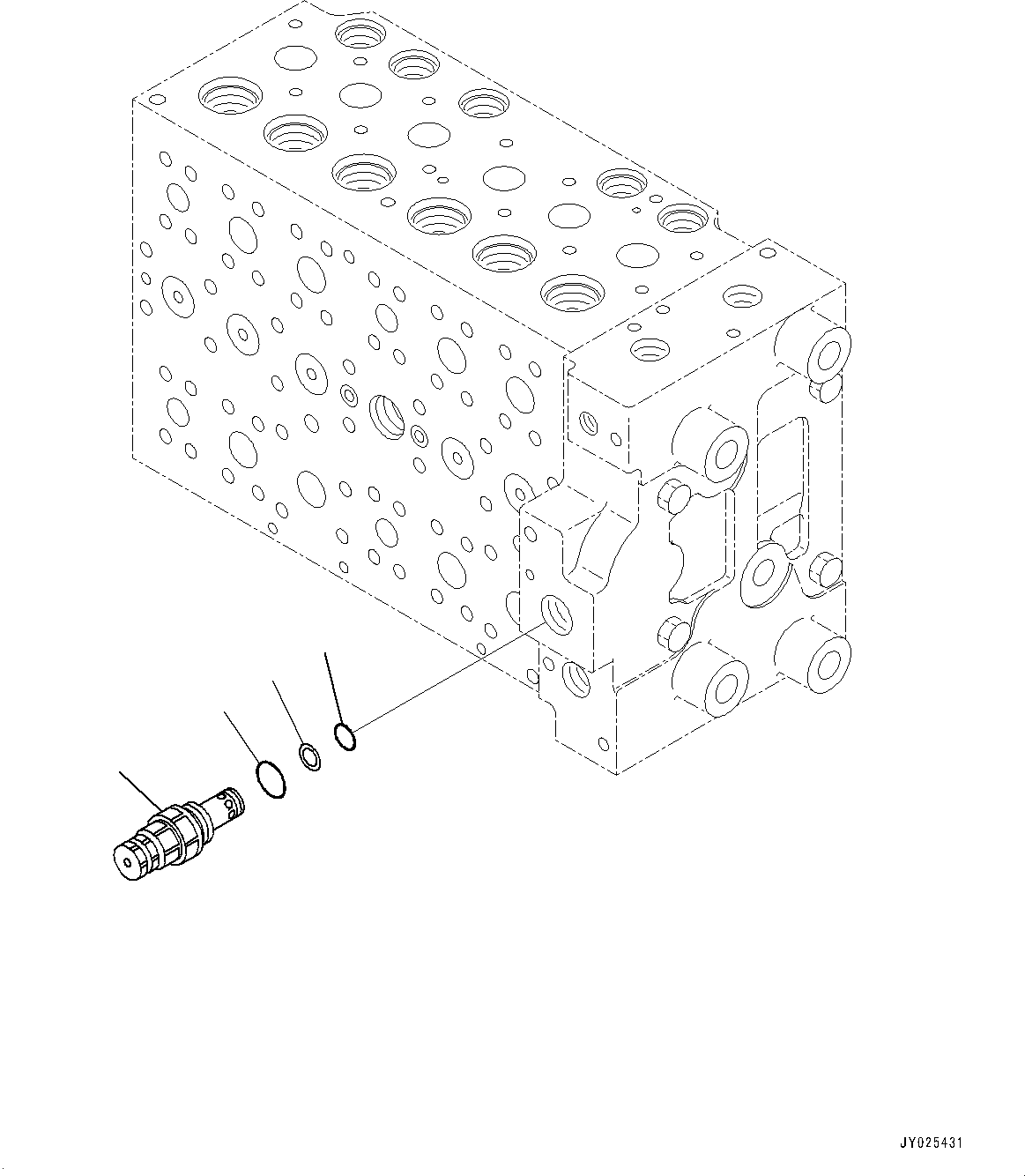 Valve Assembly, Control, With Tool Control 723-47-34302 KOMATSU