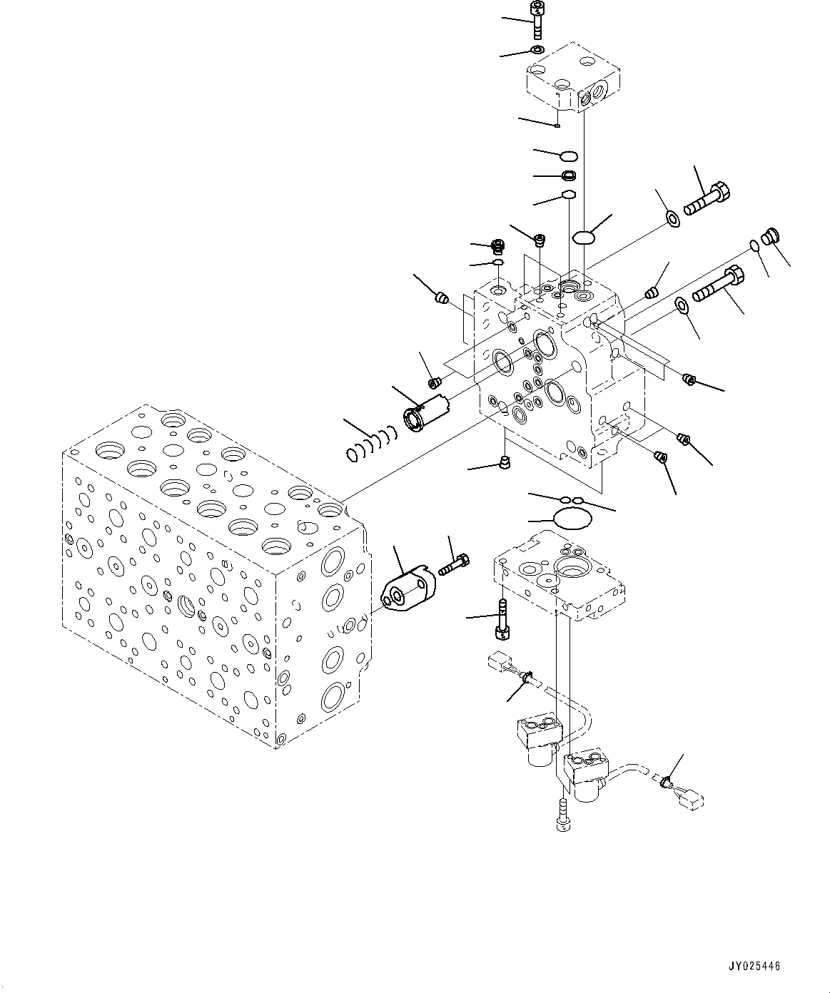 Клапан в сборе 723-40-74300 KOMATSU