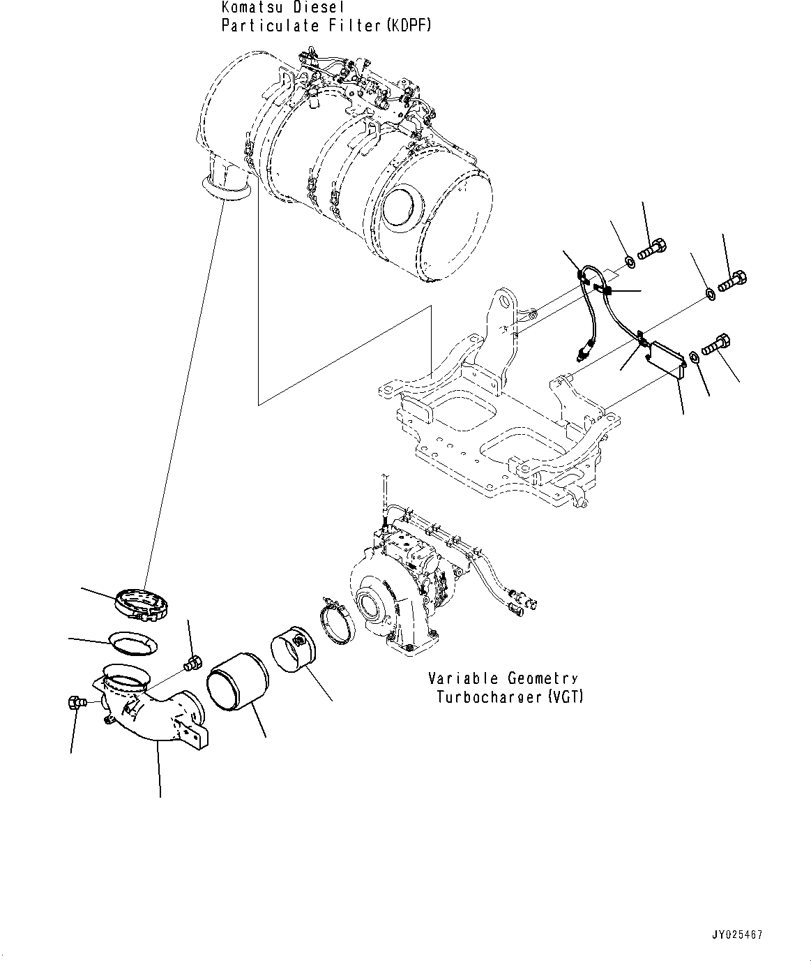 Трубка 6747-11-5230 KOMATSU