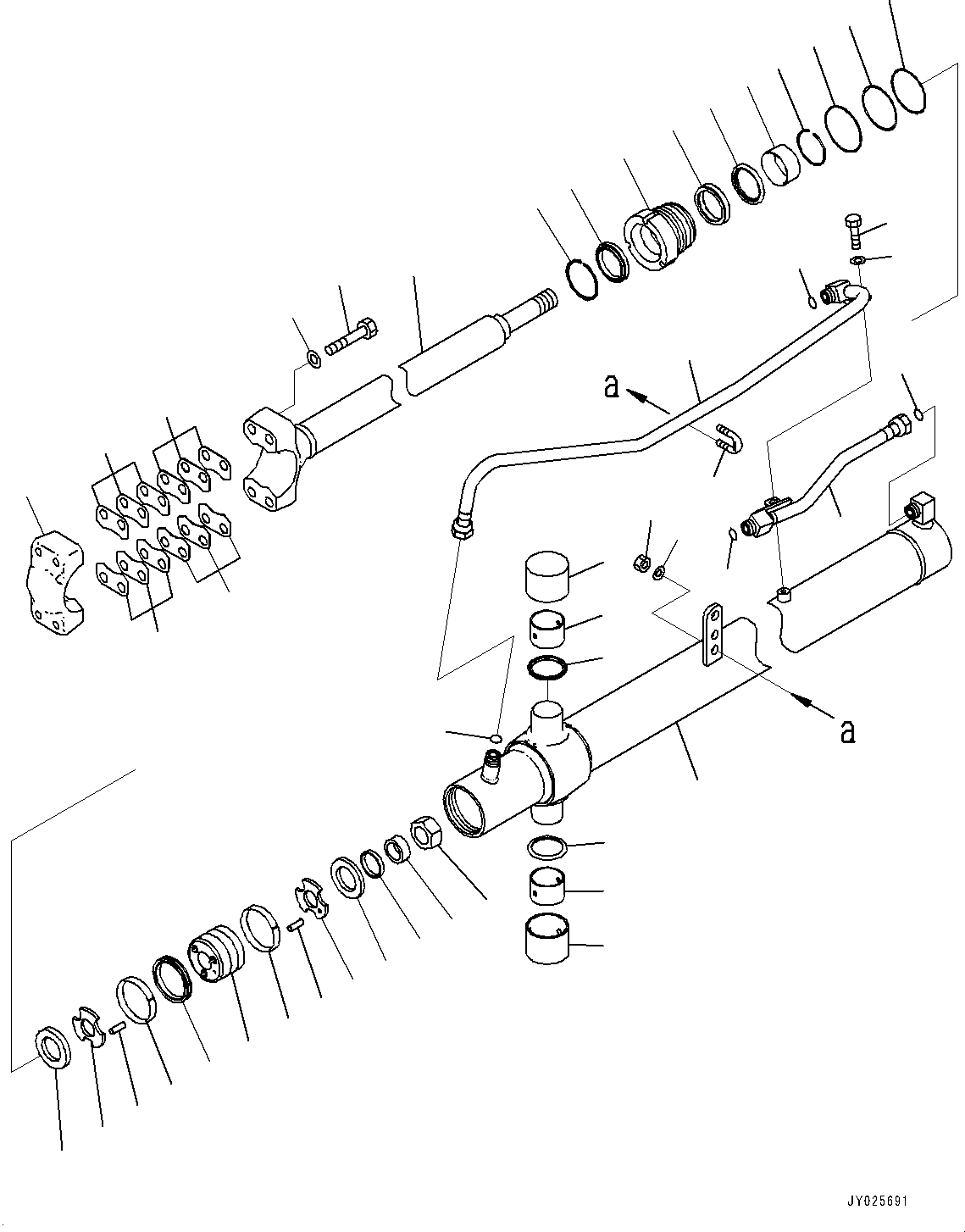 Трубка 707-86-01730 KOMATSU