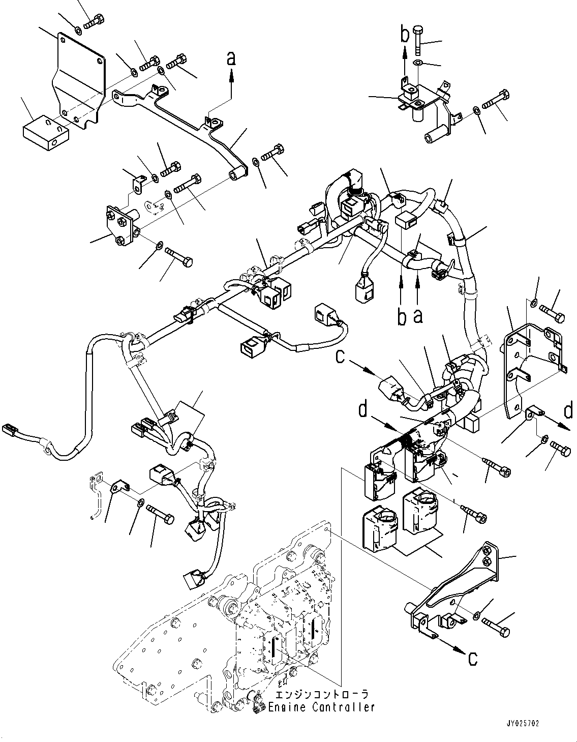 Жгут проводов 6253-81-9211 KOMATSU