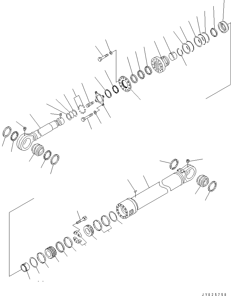 Стопорное кольцо 707-75-17110 KOMATSU