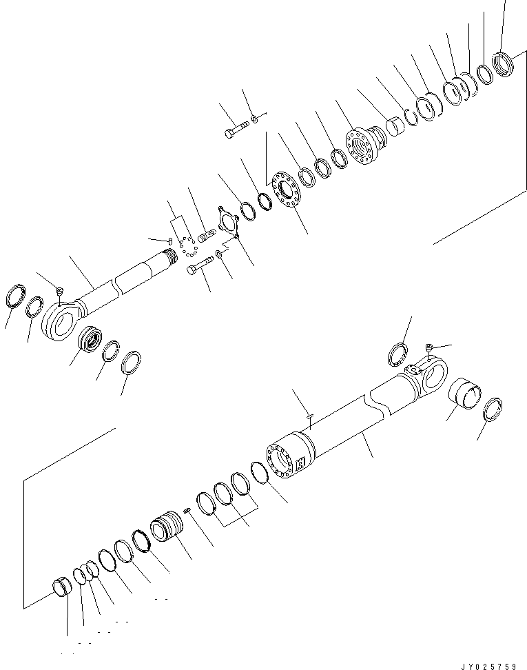 Цилиндр в сборе 707-01-0CC00 KOMATSU