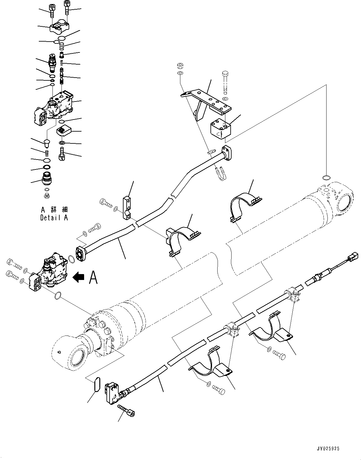 Sensor Assembly, Stroke Sensor 707-97-00091 KOMATSU