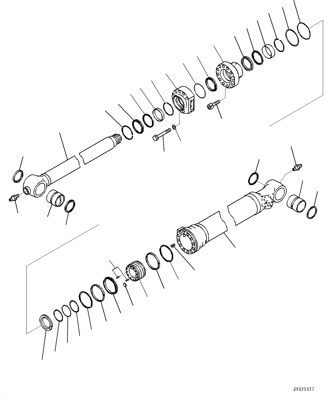 Головка цилиндра 707-97-07590 KOMATSU