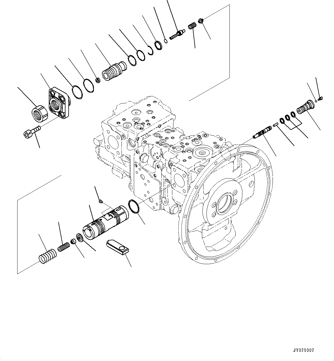 Пробка (708-2L-35261) KOMATSU