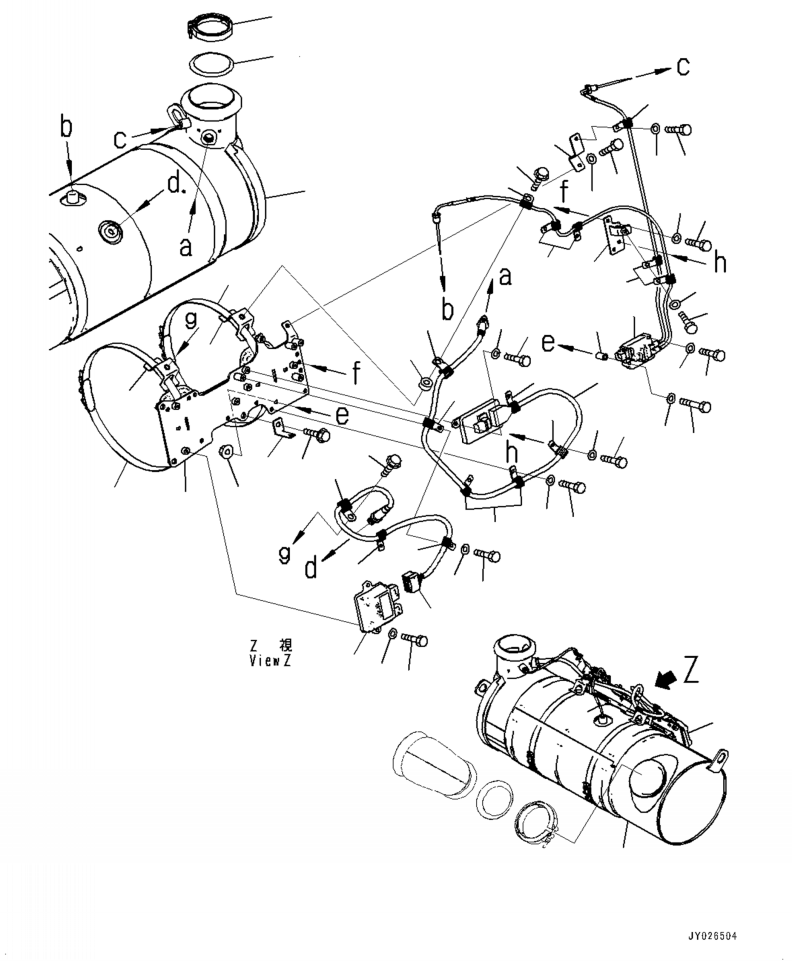 SCR Assembly 6545-01-0010 KOMATSU