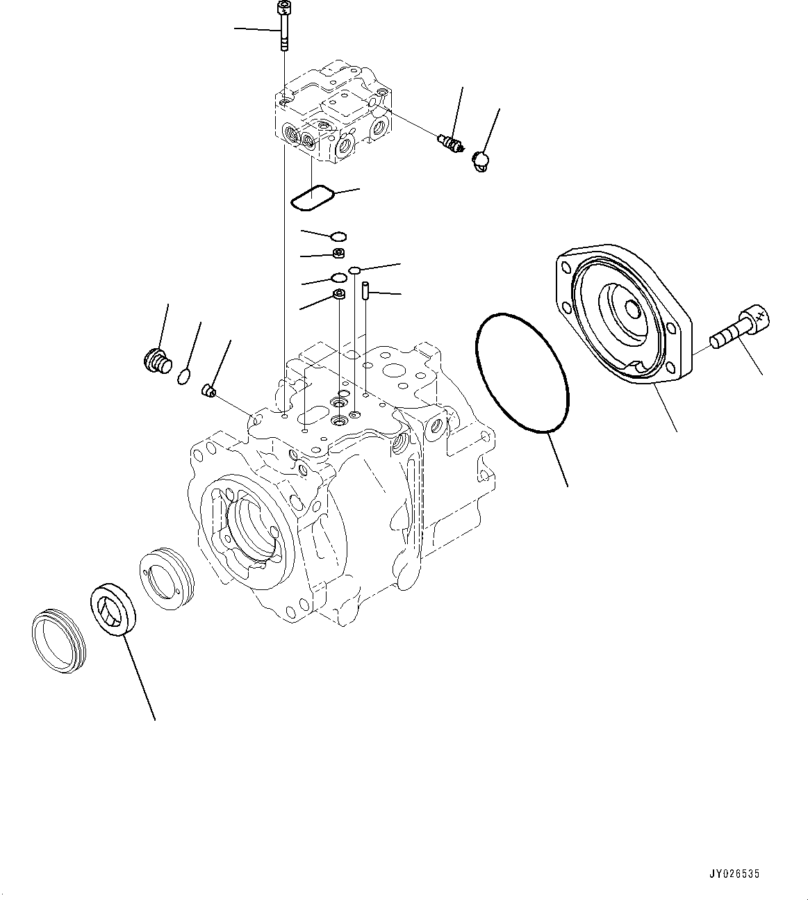 Крышка 708-1W-49180 KOMATSU
