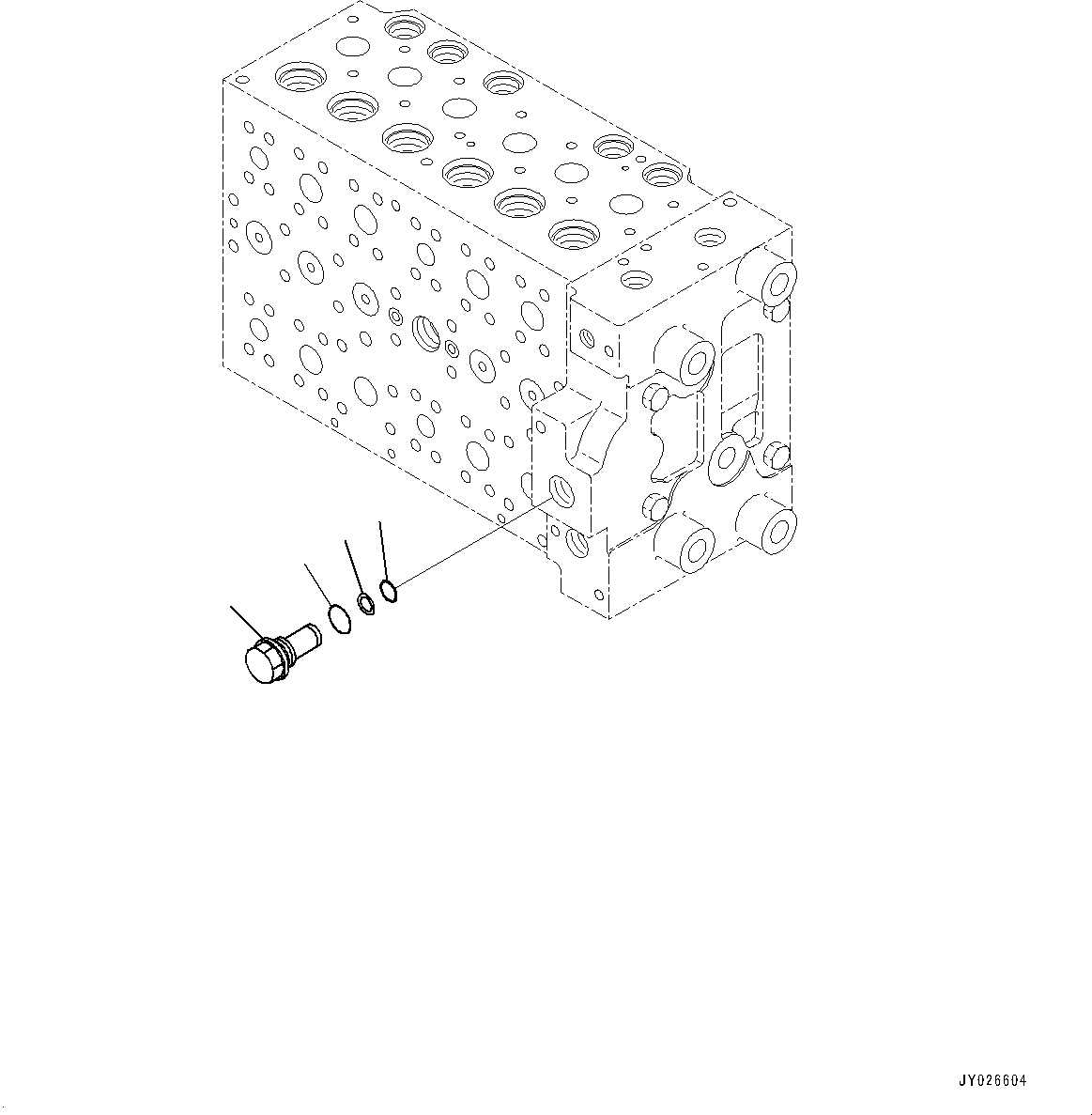 Управляющий клапан 723-11-31400 KOMATSU