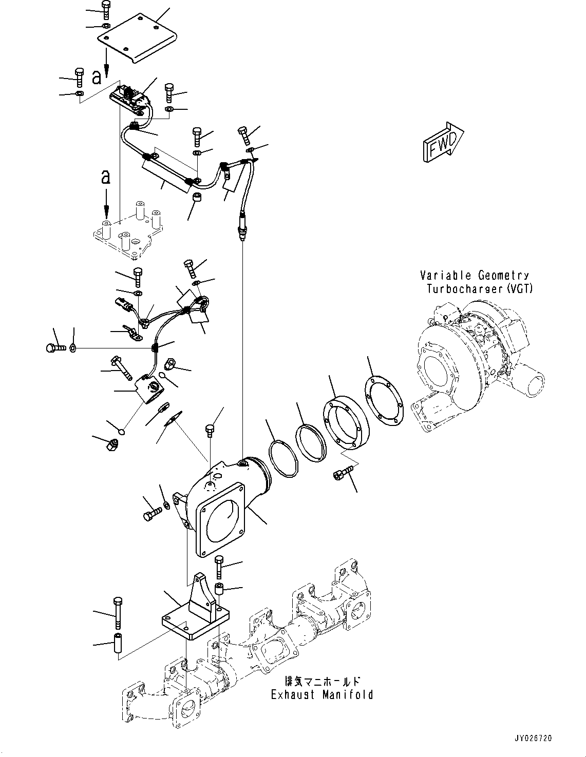 Разъём 6263-11-5410 KOMATSU