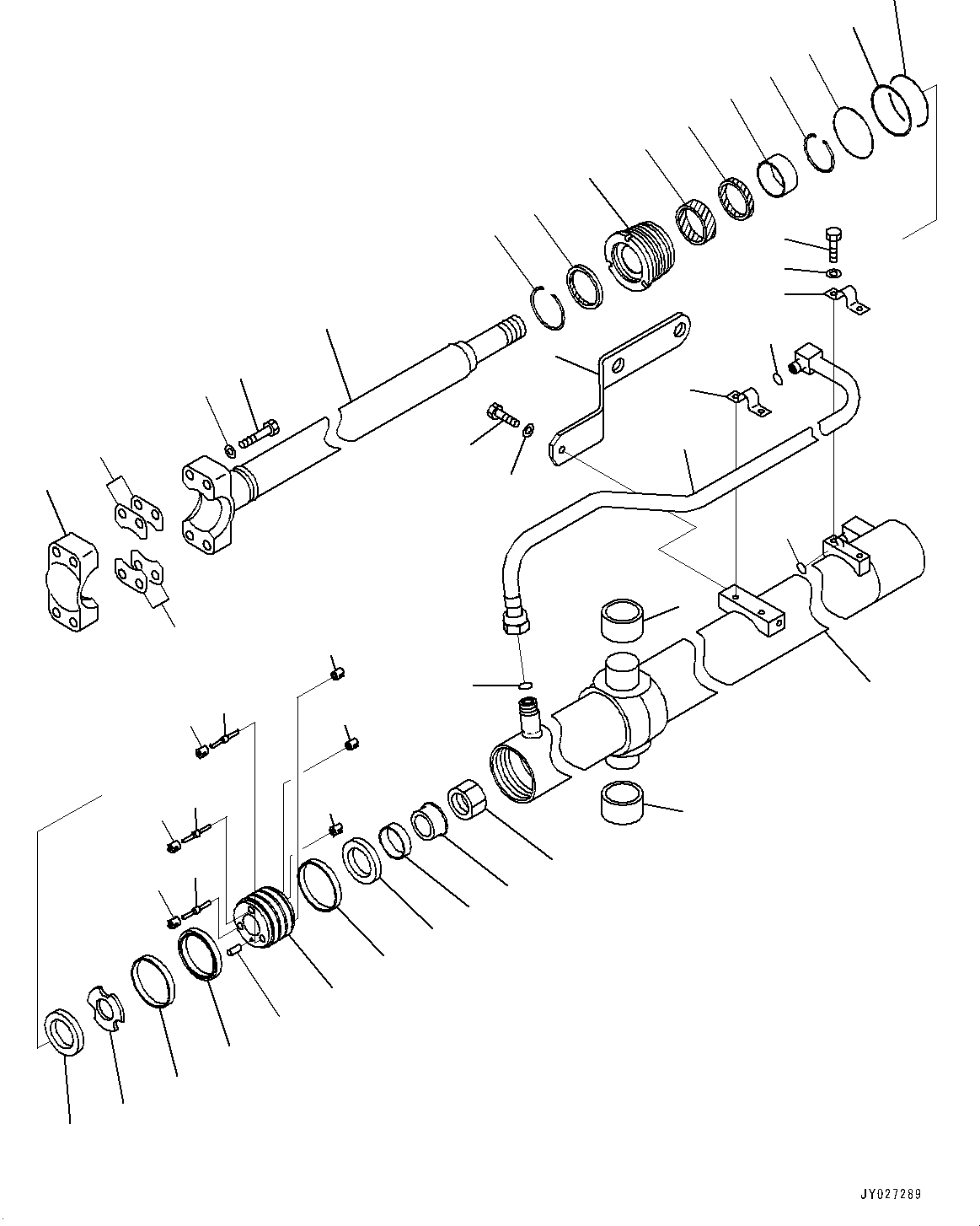Трубка прав. 707-86-01940 KOMATSU