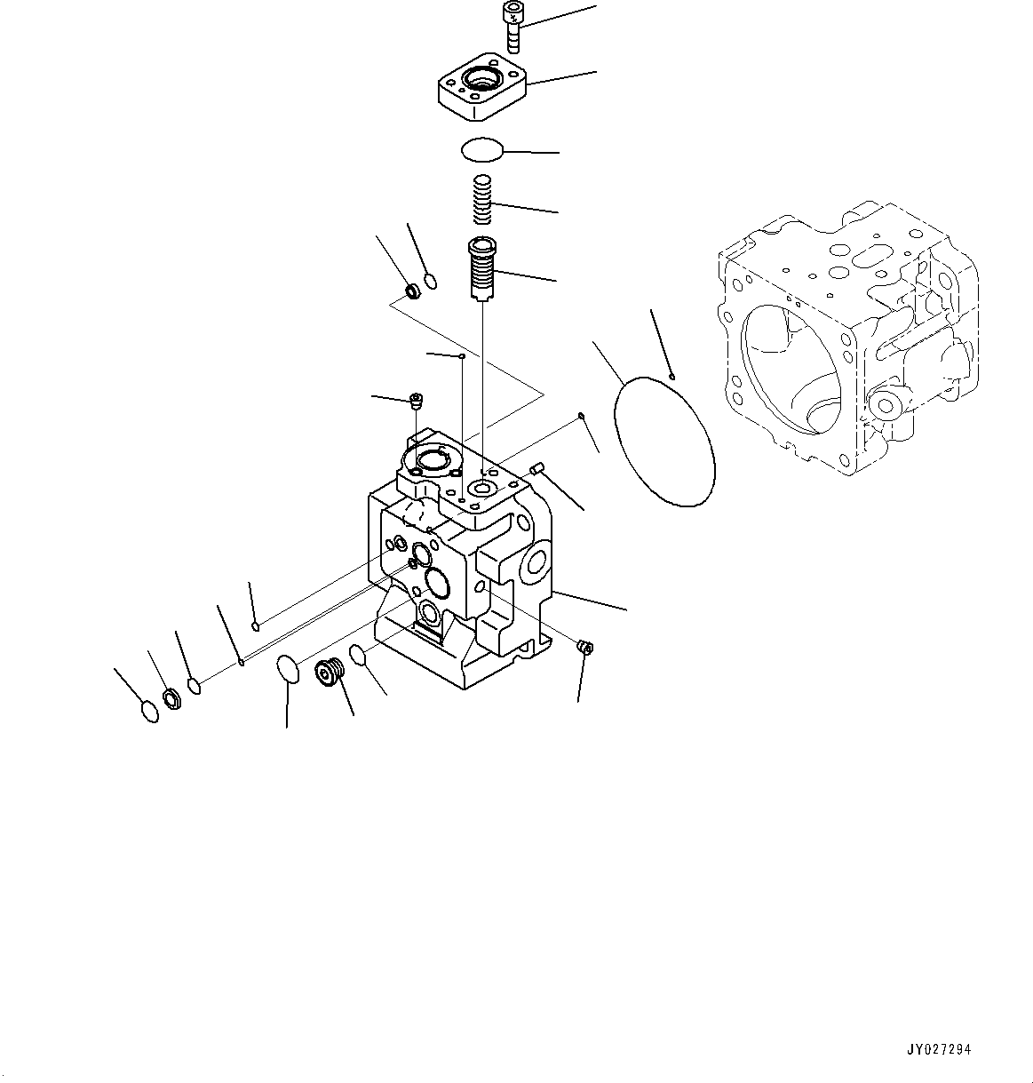 Cap Subassembly (708-1T-04780) KOMATSU