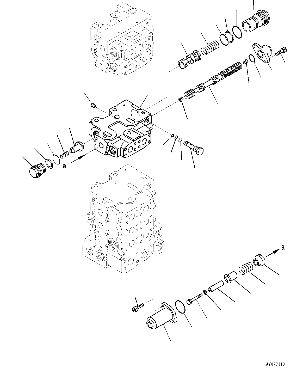 Клапан в сборе 723-61-23500 KOMATSU