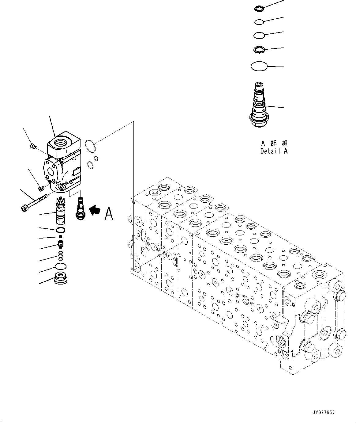 Клапан управления в сборе 723-49-31601 KOMATSU