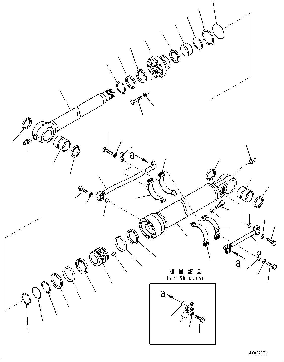 Цилиндр в сборе 707-01-0AF90 KOMATSU