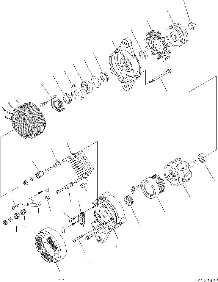 Генератор 600-825-5251 KOMATSU