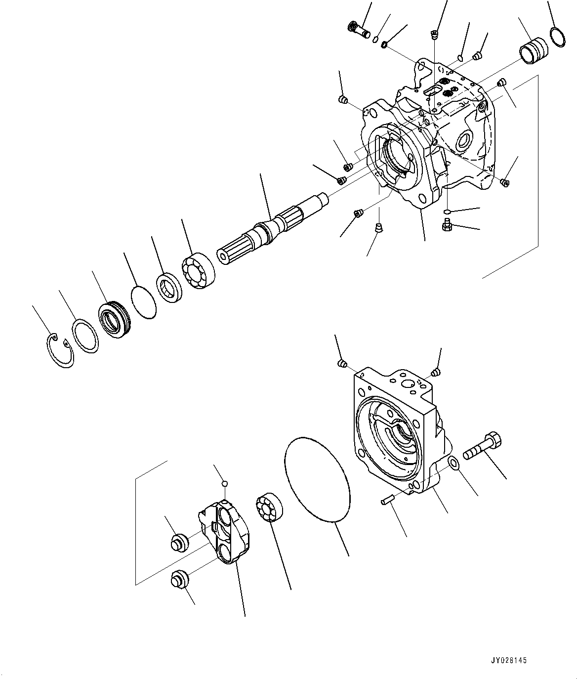 Cap Assembly, End (708-1W-06210) KOMATSU