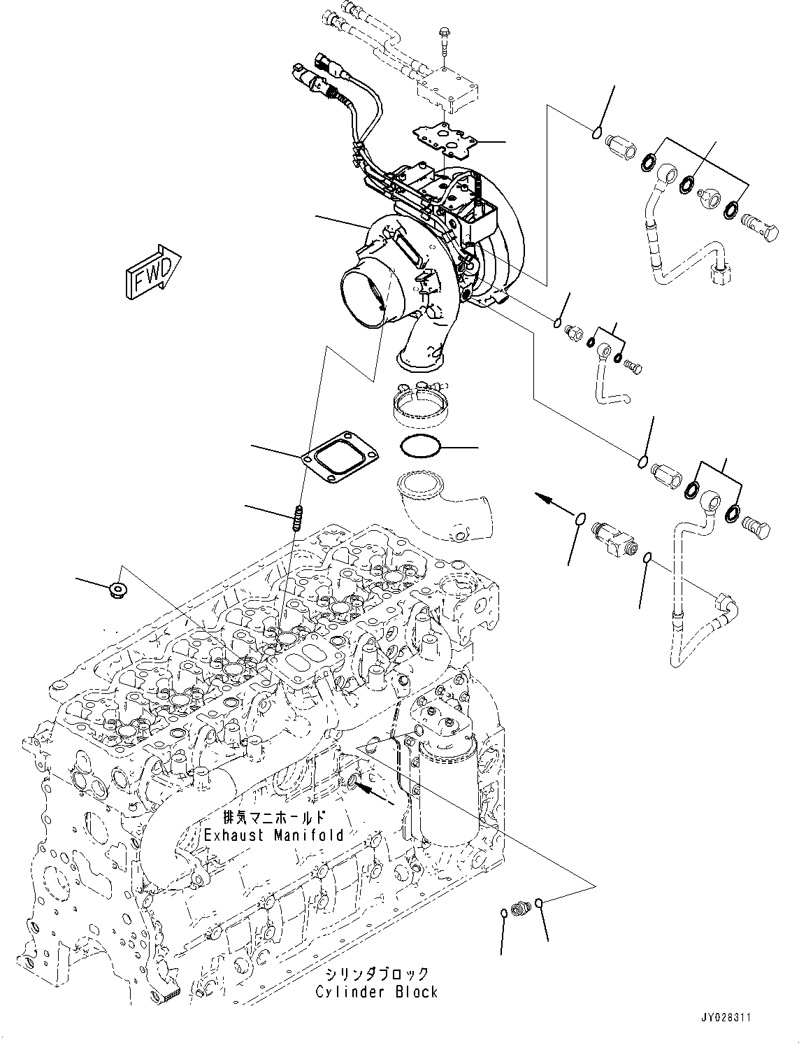 Turbocharger 6756-81-8210 KOMATSU