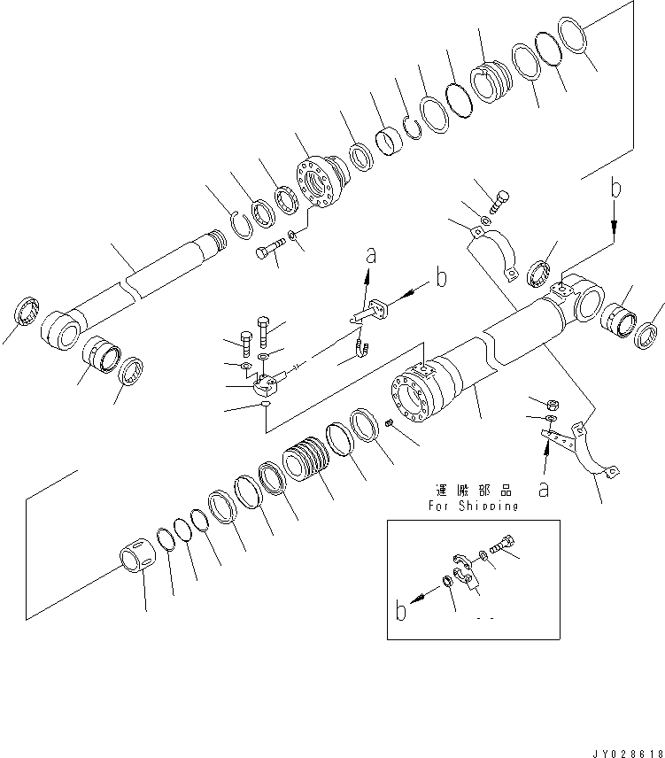 Группа цилиндра (\8\707-01-XH970) KOMATSU