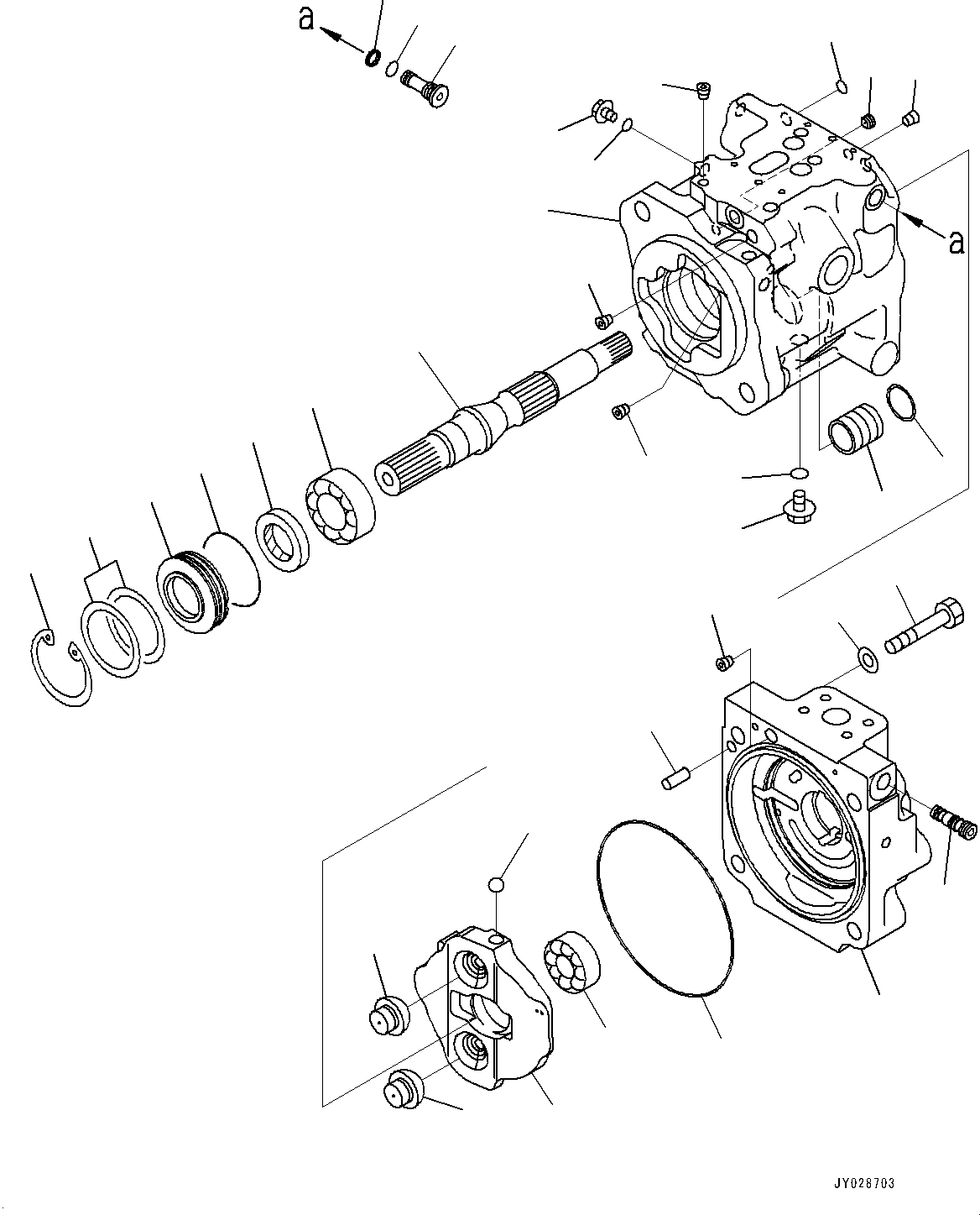 Насос (подузел) 708-1U-01231 KOMATSU