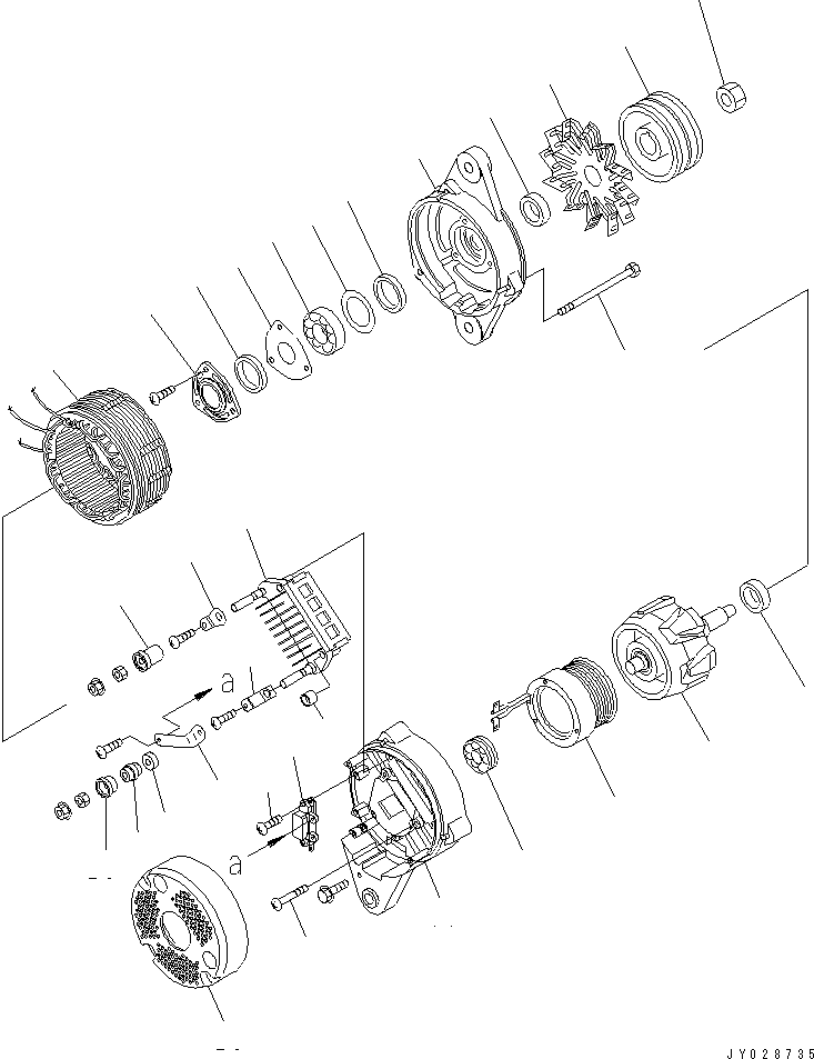 Шкив KD0-35411-0638 KOMATSU