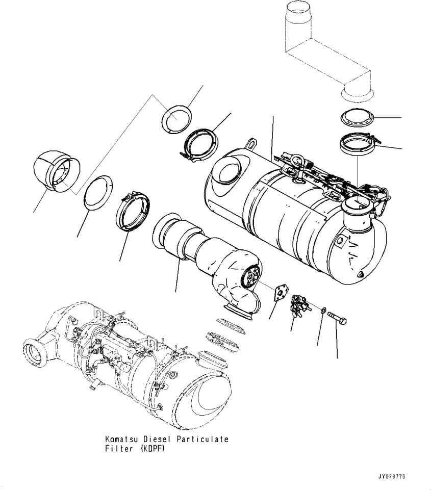 SCR Assembly 6544-01-0050 KOMATSU