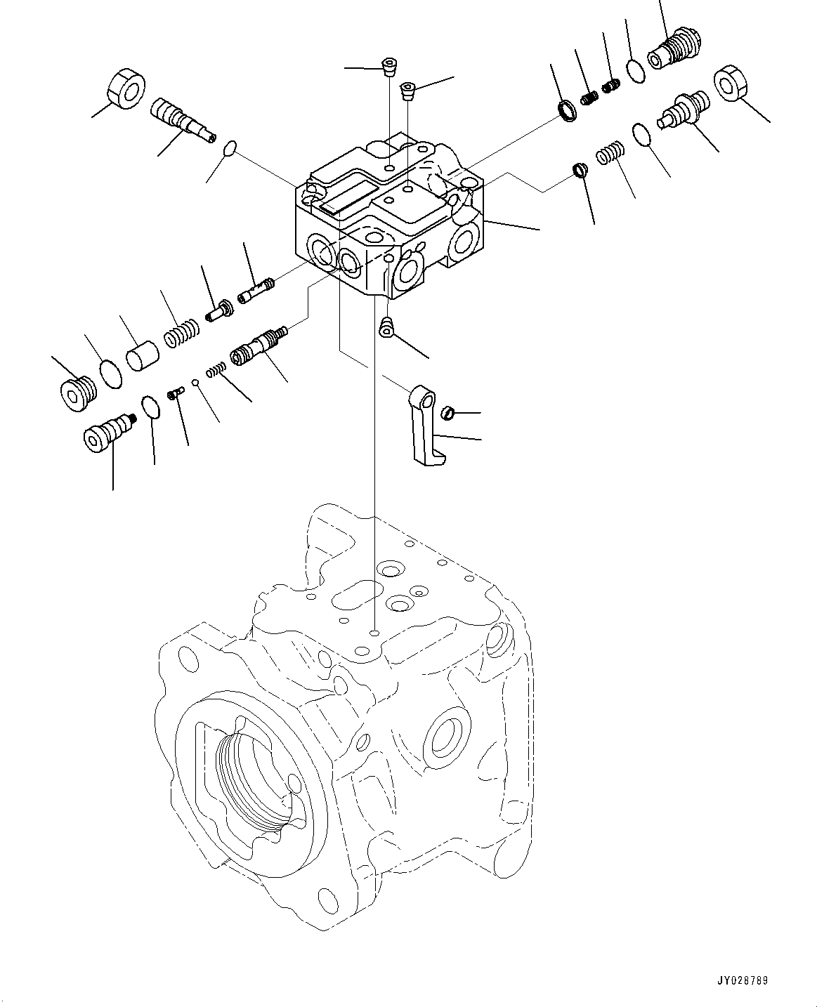 Клапан в сборе (708-1W-03970) KOMATSU