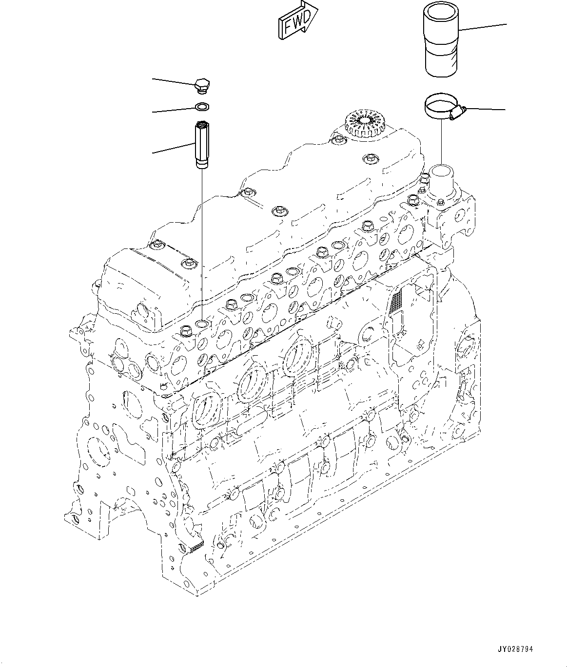 Соединение 13Y-979-1341 KOMATSU