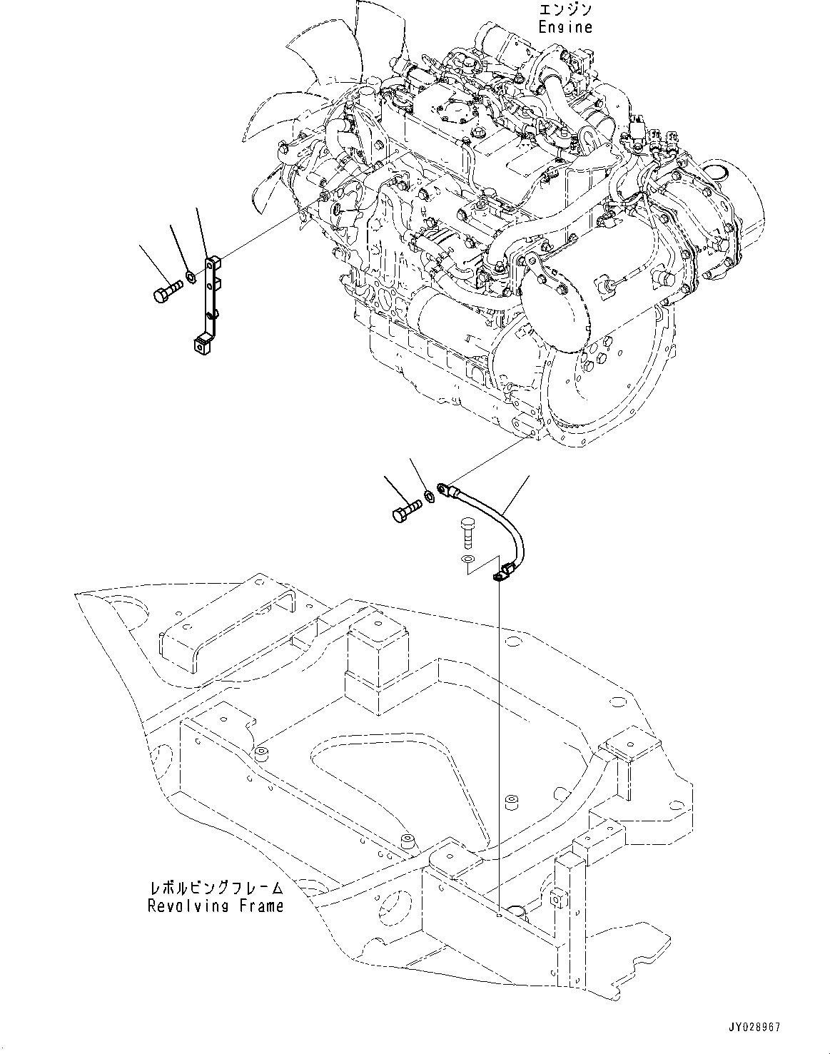 Кронштейн 20U-06-61650 KOMATSU