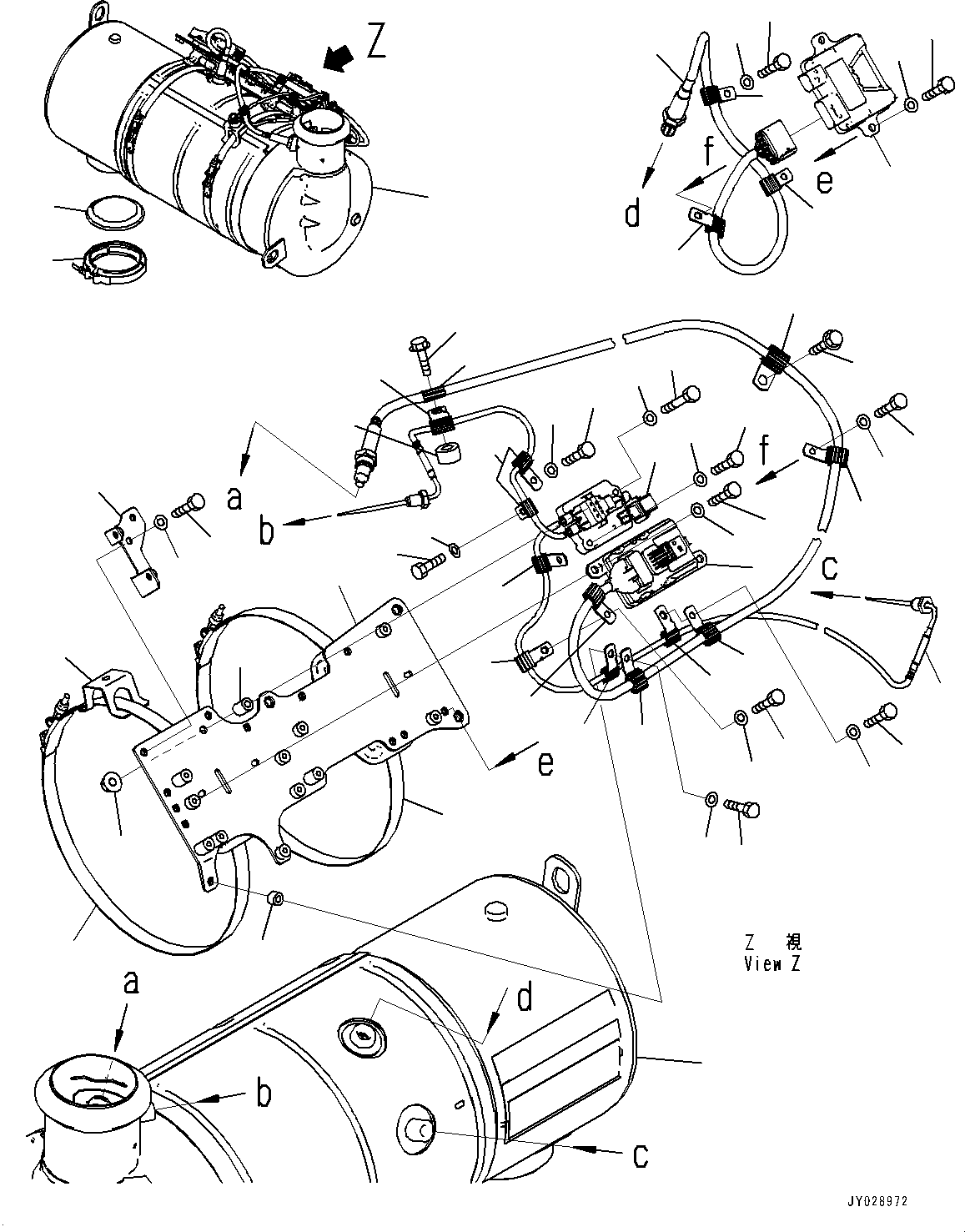 SCR Assembly 6544-01-0130 KOMATSU