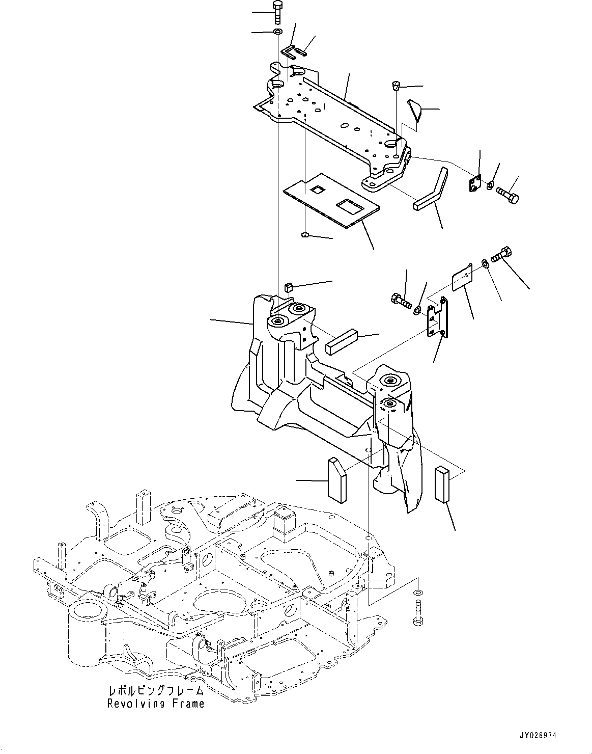 Counterweight 22N-46-51510 KOMATSU
