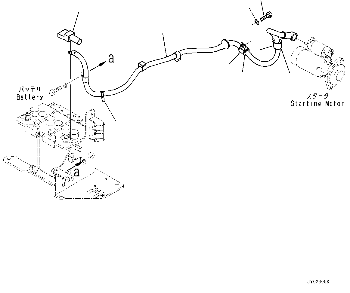 Кабель 22N-06-51121 KOMATSU
