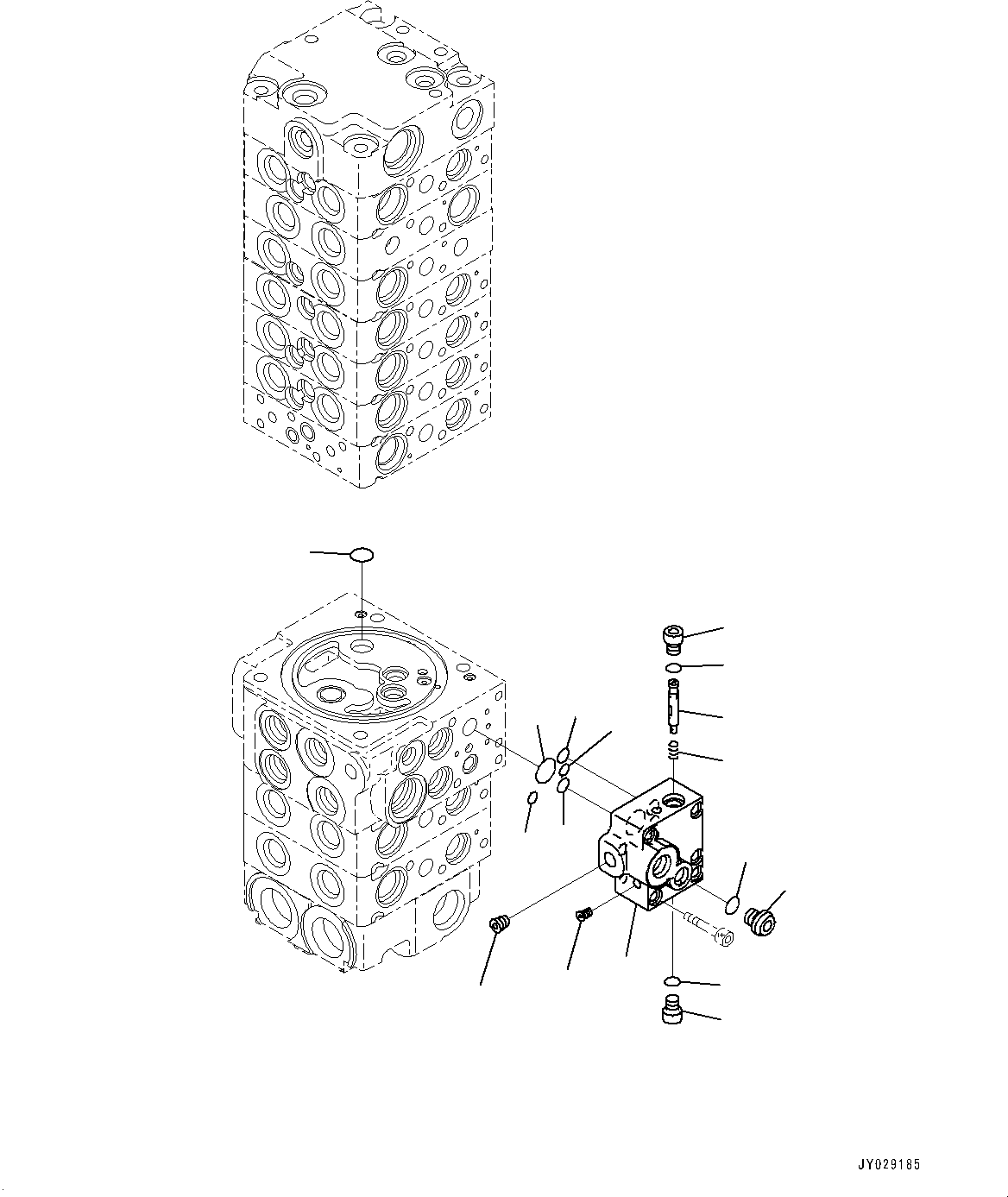VALVE, SUBASSEMBLY 723-10-03650 KOMATSU