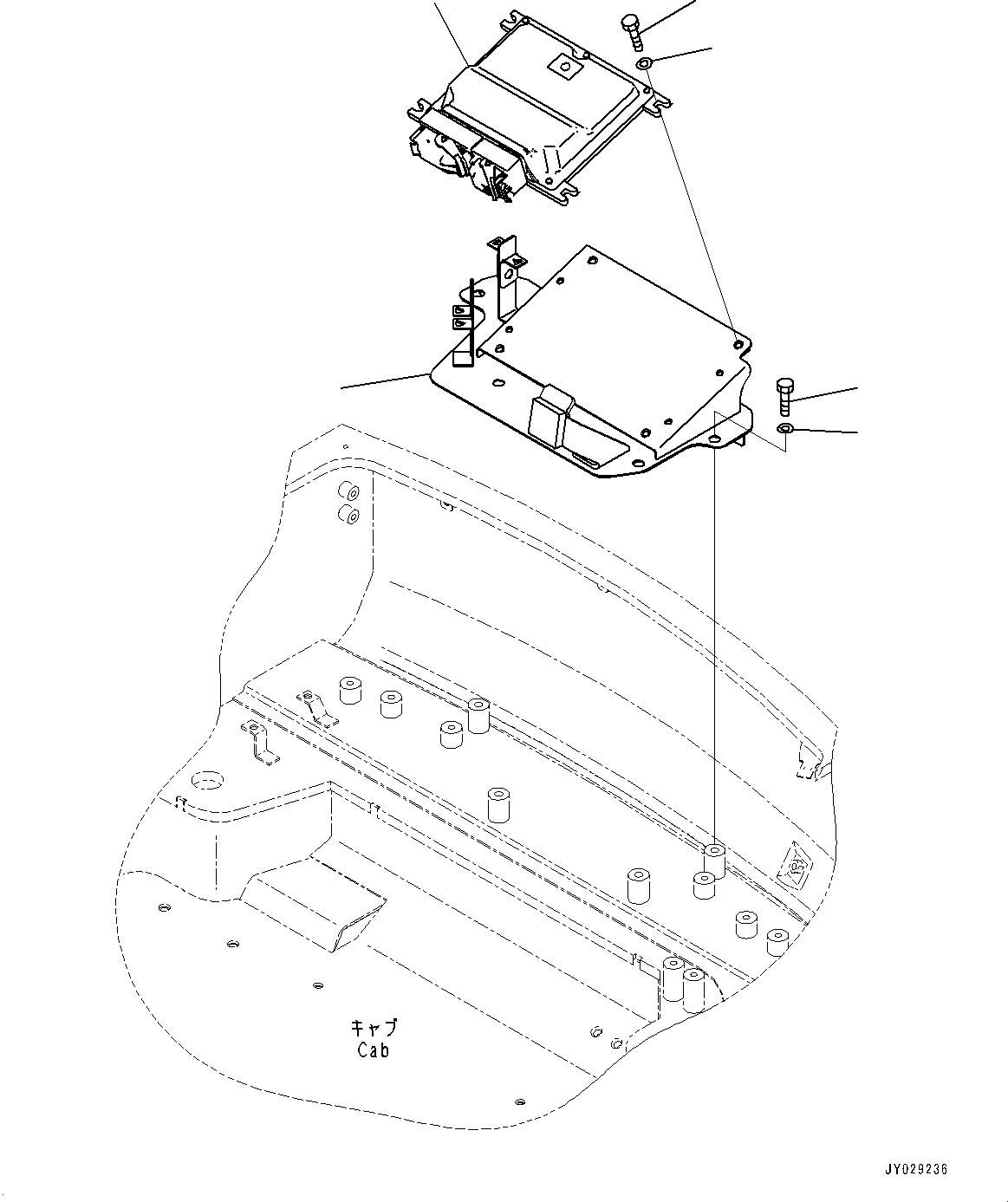 Controller, Machine 7825-66-1002 KOMATSU