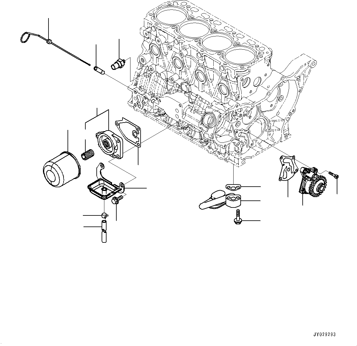 Прокладка YM129486-32020 KOMATSU