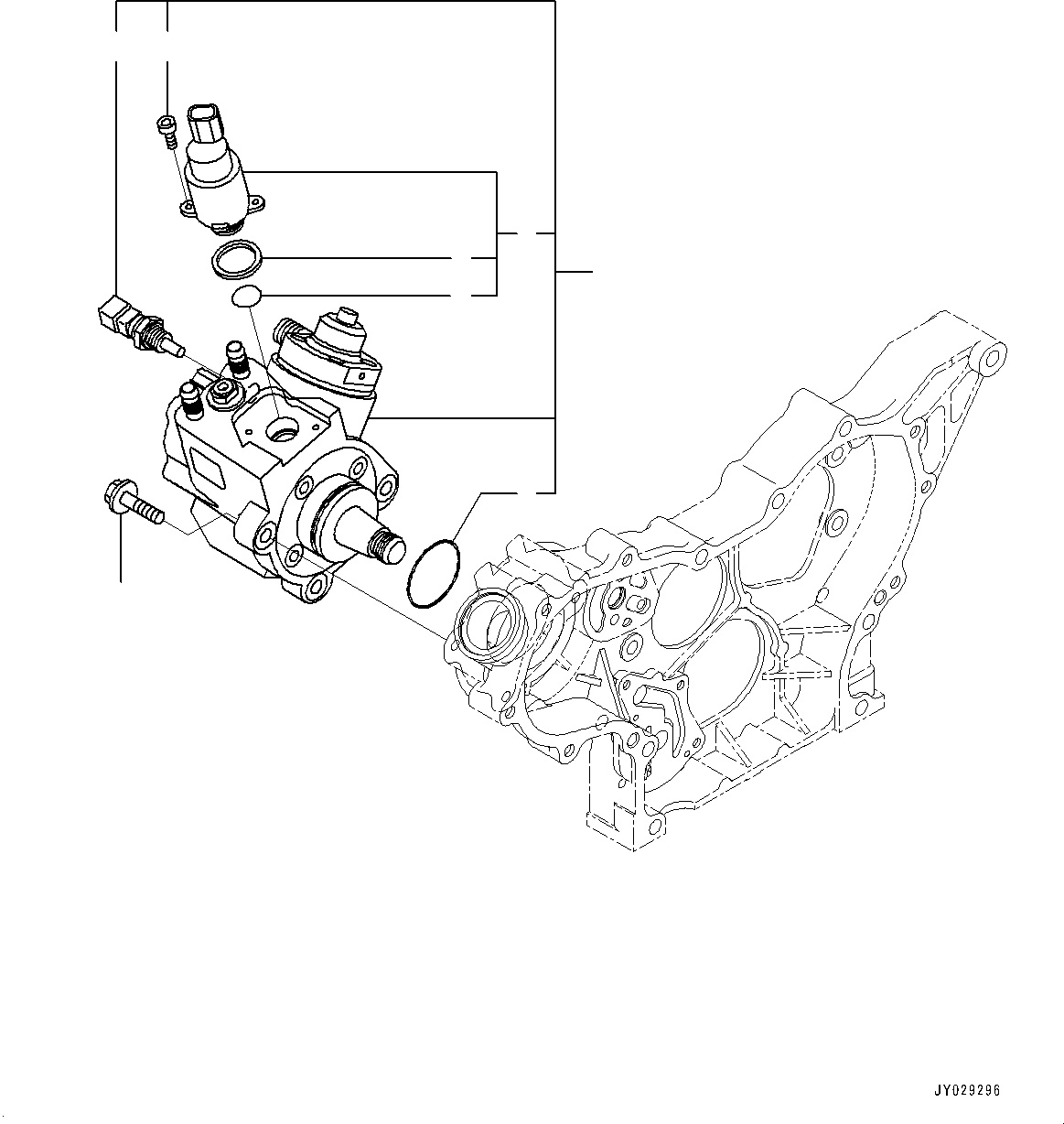PUMP, ASSEMBLY YM129A00-51000 KOMATSU