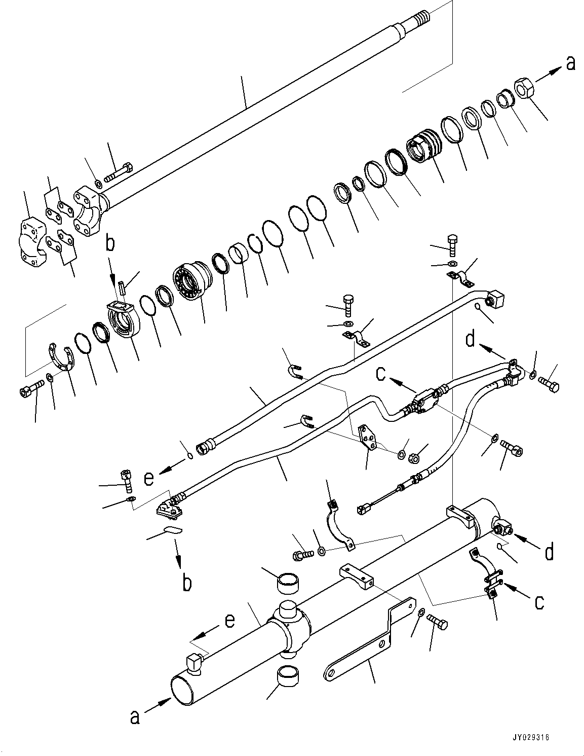 Трубка 707-86-01950 KOMATSU