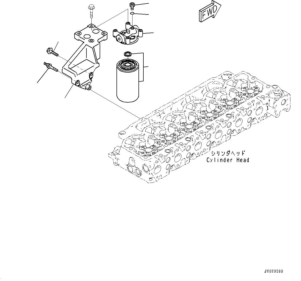 Support, Filter 6755-71-5420 KOMATSU