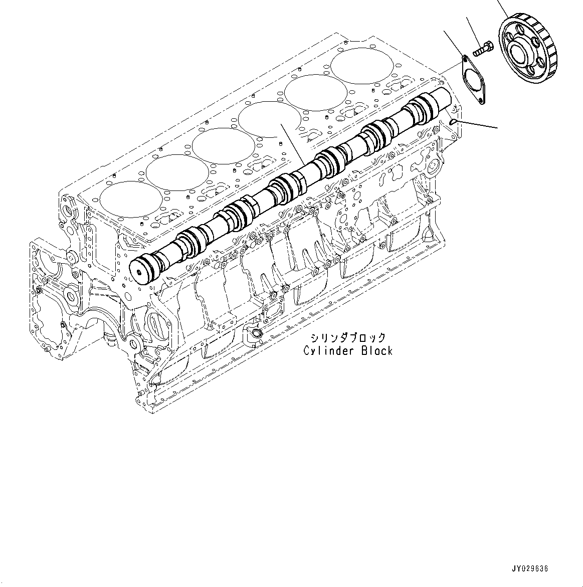 Camshaft Assembly 6246-41-1100 KOMATSU