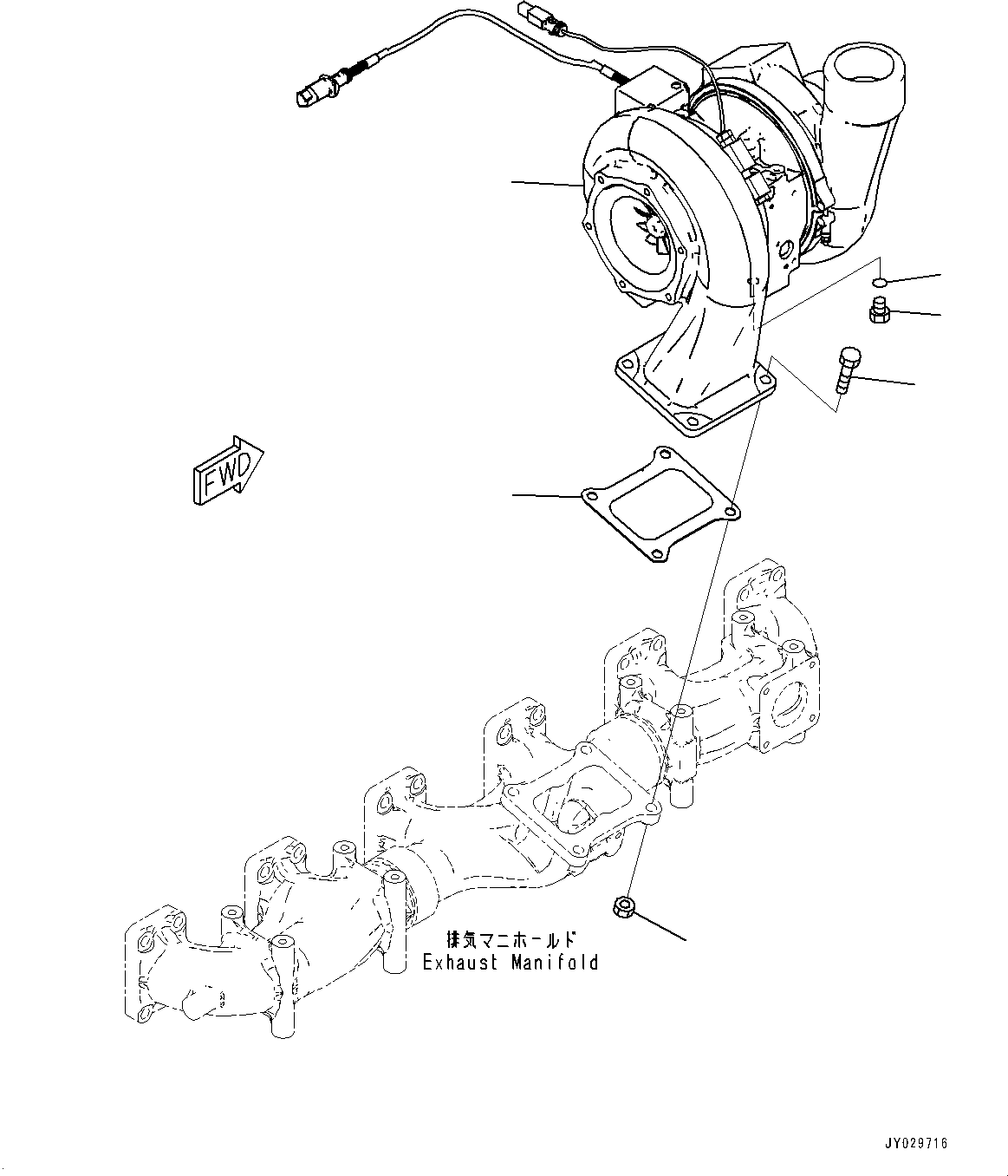 Turbocharger 6509-11-5010 KOMATSU