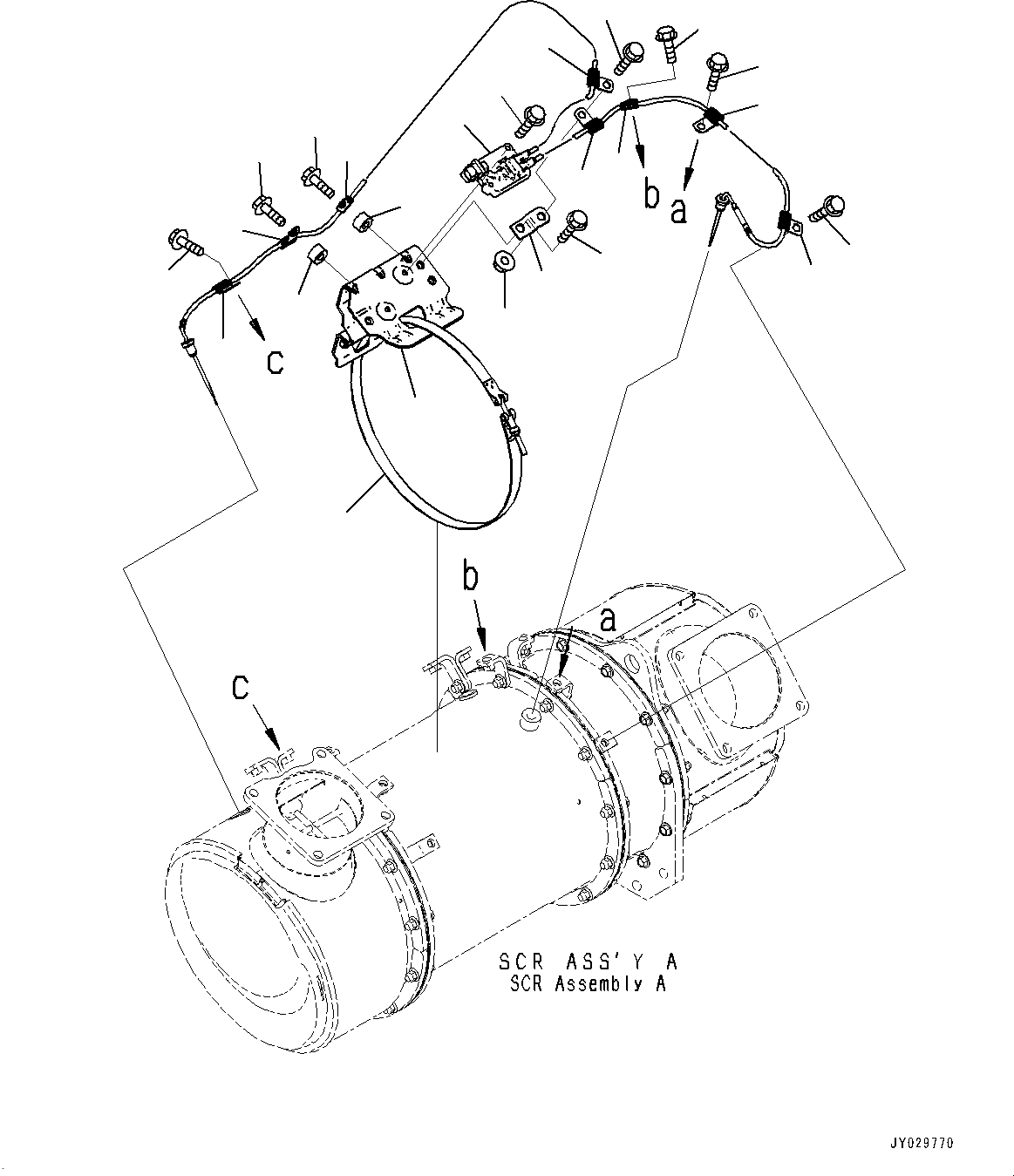 SCR Assembly 6546-01-0080 KOMATSU