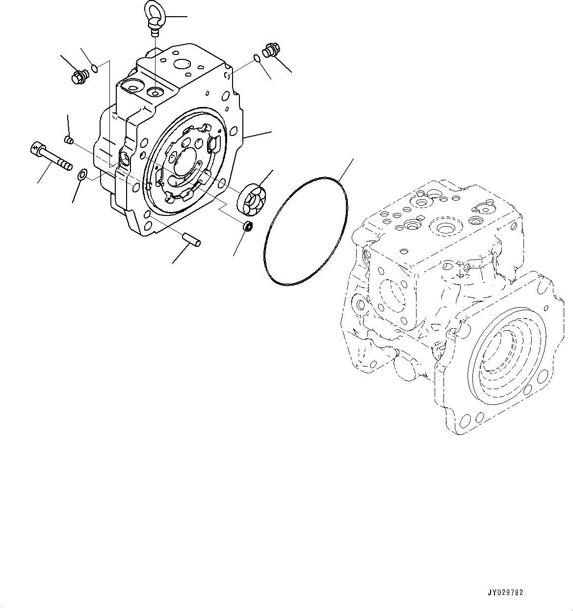 Cap Assembly, End (708-1L-04370) KOMATSU