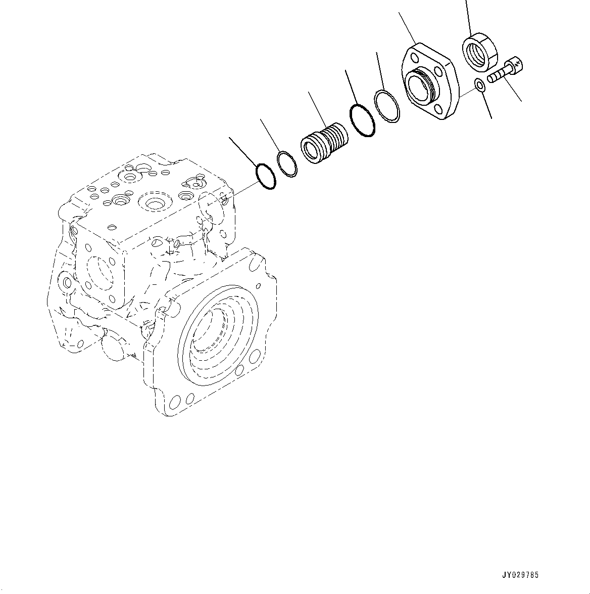 Крышка в сборе (708-1L-04960) KOMATSU