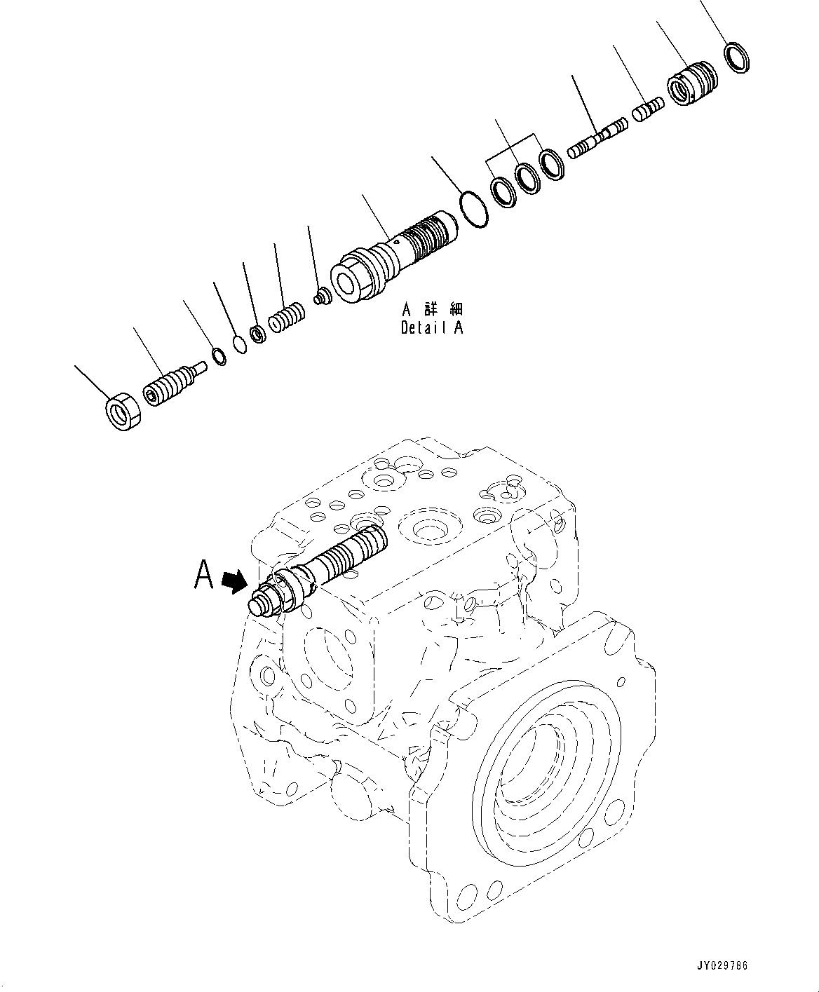 Valve Assembly, LS 708-1L-04780 KOMATSU