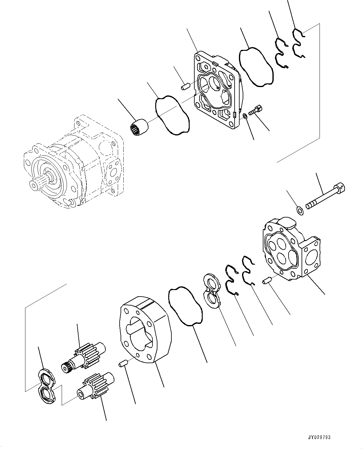 Шестерня ведущая (705-17-38450) KOMATSU