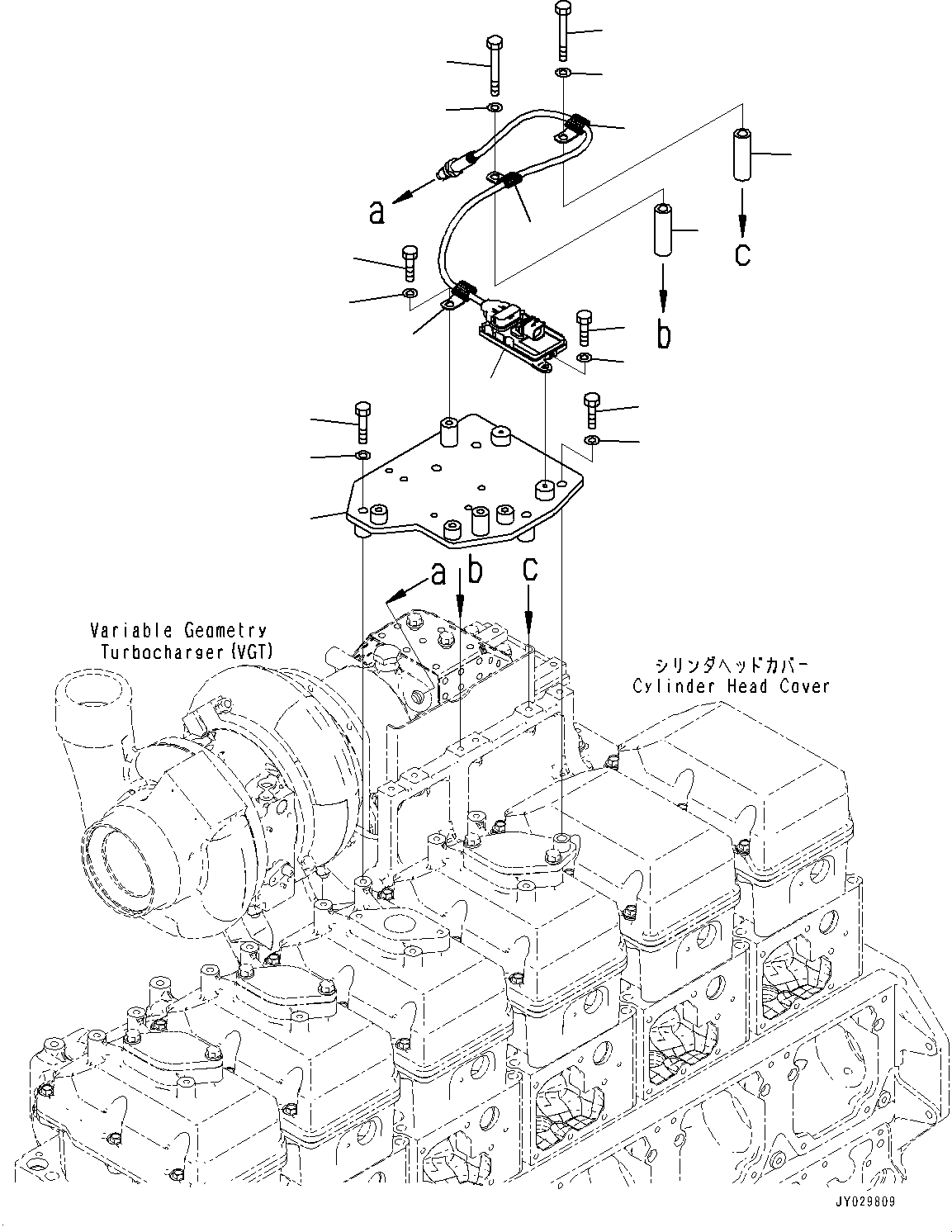 Кронштейн 6246-11-5551 KOMATSU