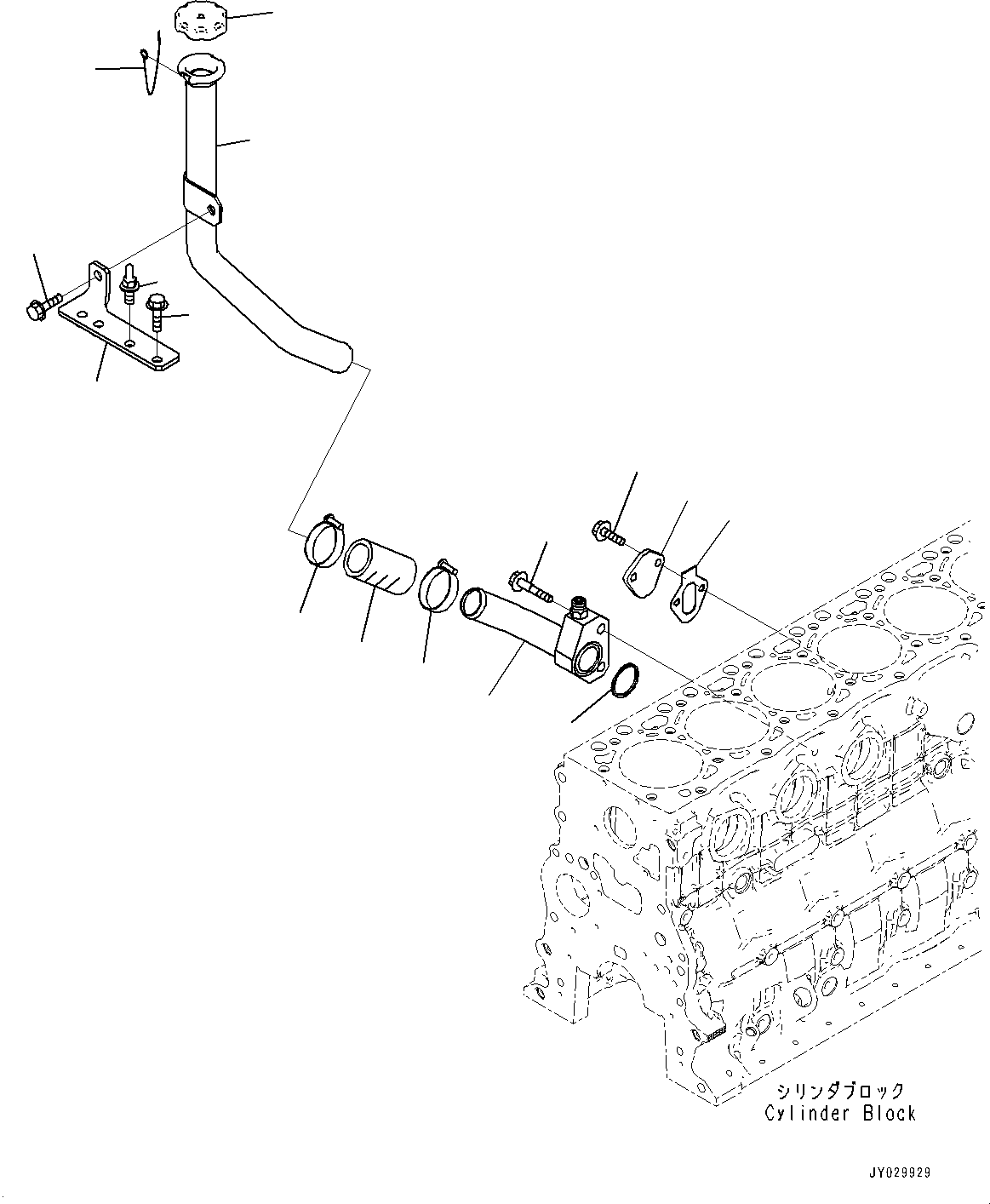 Фланец 4063764 KOMATSU